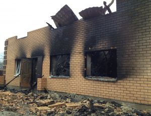 Мусульмане тульского города Узловая лишились молельного дома (ФОТО) / Они уверены, что здание было уничтожено в результате поджога