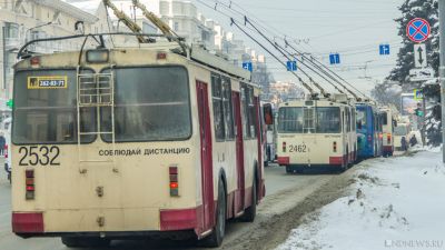 В Челябинске остановились троллейбусы и трамваи