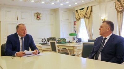 Николай Цуканов встретился с новым замгенпрокурора по УрФО Игорем Ткачевым