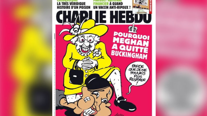 Charlie Hebdo высмеял скандал в британской королевской семье