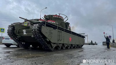 В Верхней Пышме танки отрепетировали парад (ФОТО)