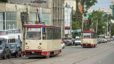 Два трамвайных маршрута в Челябинске на время сохранят временную схему движения