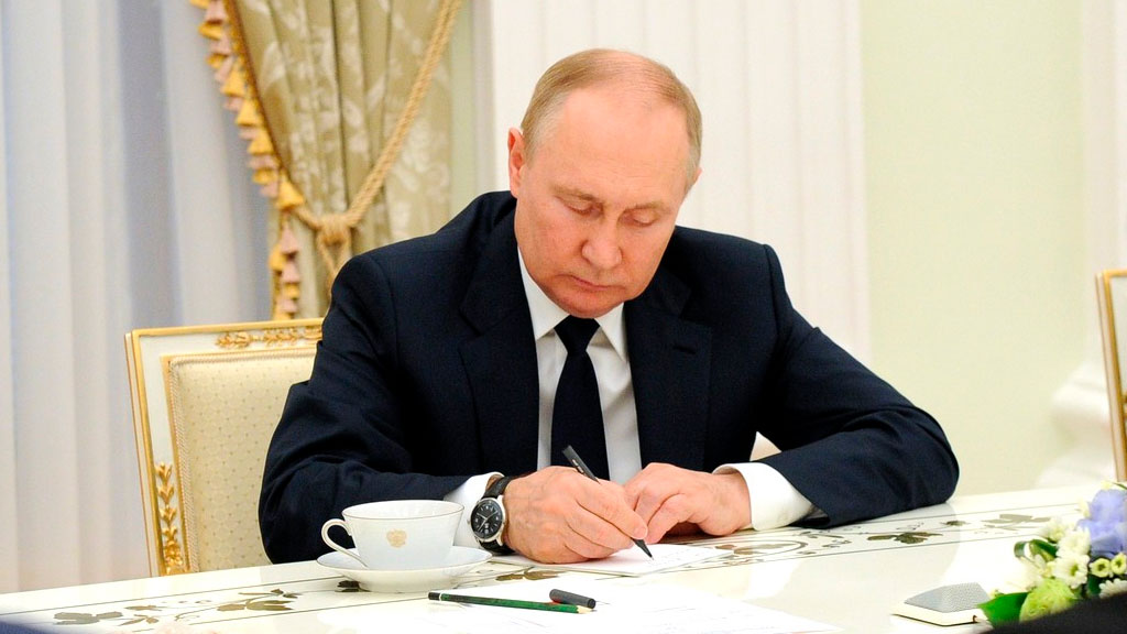 Путин подписал указ о мерах за срыв гособоронзаказа в военное время