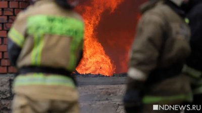 Крупный пожар уничтожил здание ремонтного цеха в Подмосковье