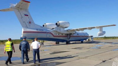 Тушить пожары в Надымском районе будет самолёт-амфибия Бе- 200
