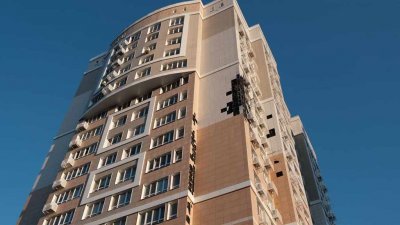 В Белгороде после атаки украинского БПЛА повреждено пять квартир