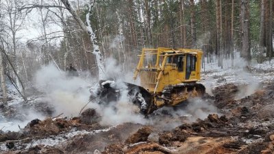 На Урале разработали зимнюю технологию тушения торфяных пожаров (ФОТО)