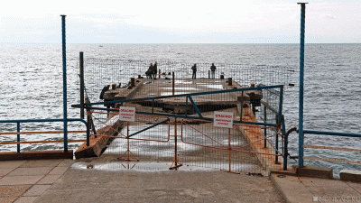 В Крыму посчитали гидротехнические сооружения, поврежденные ураганом