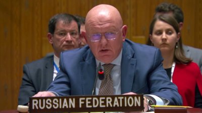 Небензя: Те, кто не поддержал российские поправки к резолюции СБ ООН, выступили против прекращения кровопролития на Ближнем Востоке