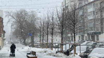 Свердловскую область заметает снегом