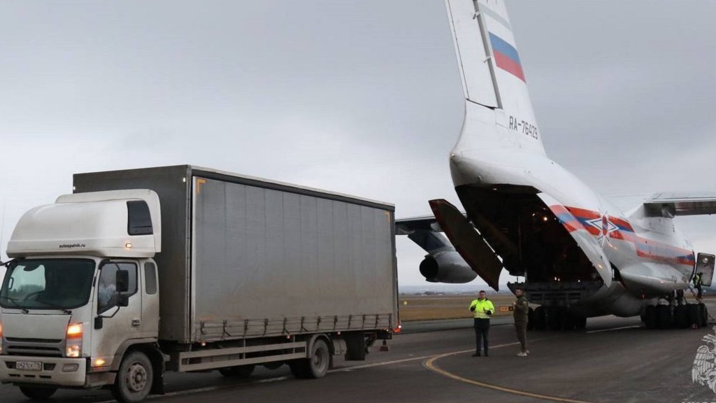 Россия отправила 25 тонн гуманитарной помощи сектору Газа