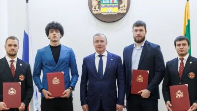 Глава Екатеринбурга устроил прием для уральских спортсменов