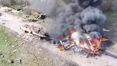 Группировка «Днепр» уничтожила четыре микроавтобуса с пехотой ВСУ