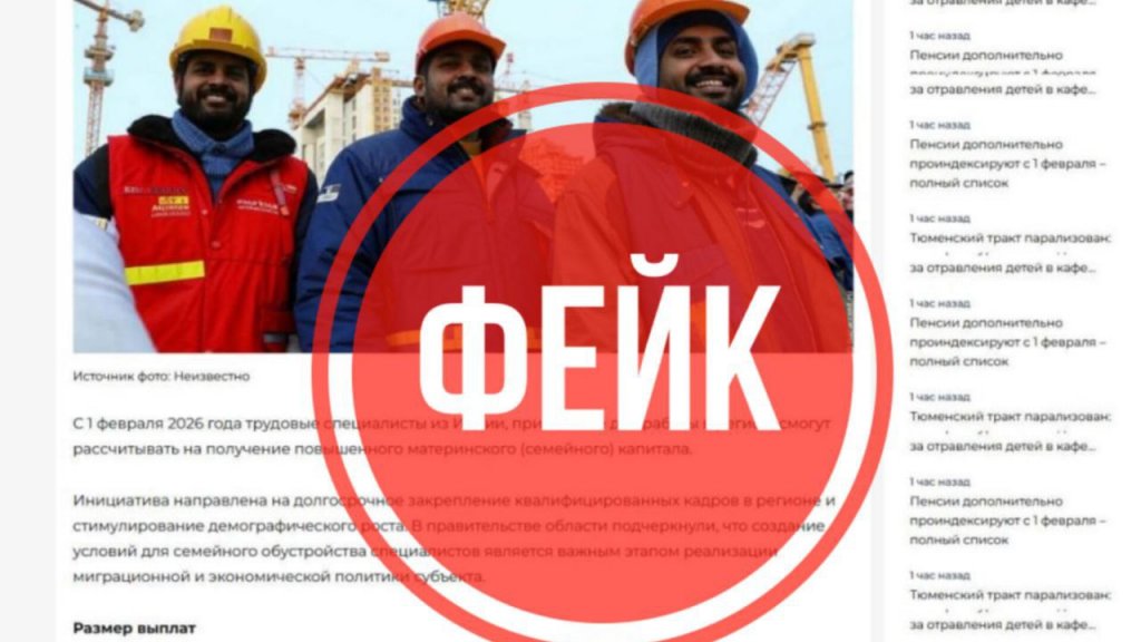 Спецслужбы разоблачили фейк о трудовых мигрантах из Индии