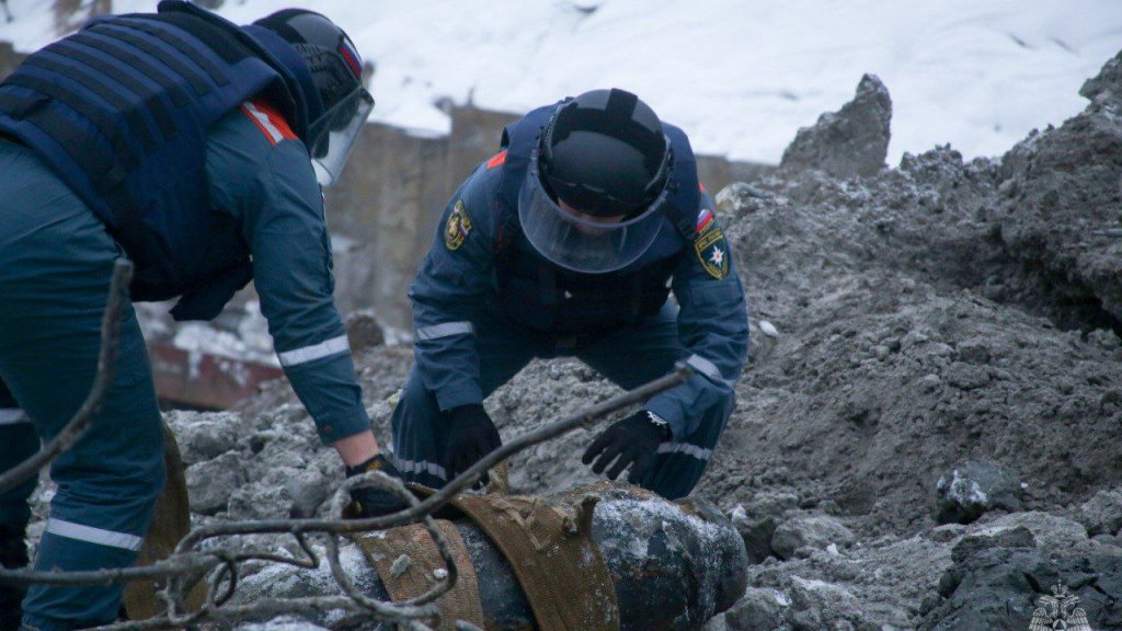 В Петербурге на стройке нашли 250-килограммовую авиабомбу времен ВОВ