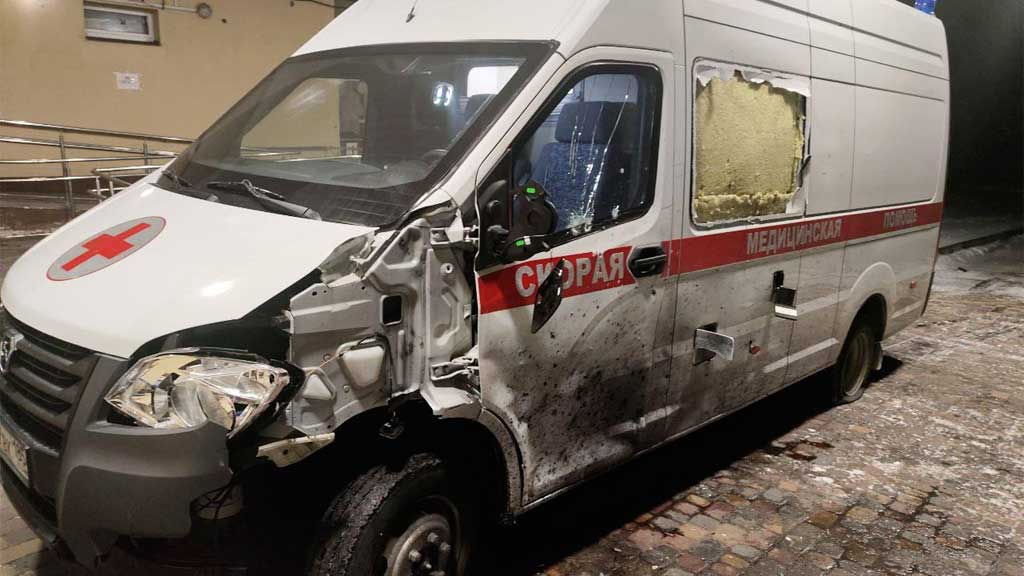 Дрон ВСУ атаковал машину скорой в Запорожской области, есть раненые
