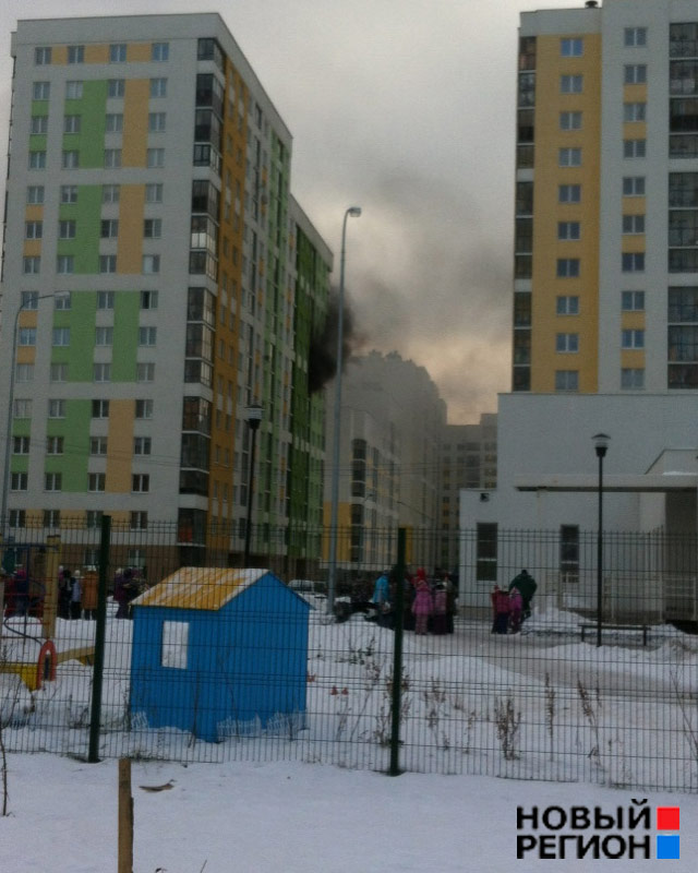 Новый Регион: В Академическом горит многоэтажный жилой дом (ФОТО)