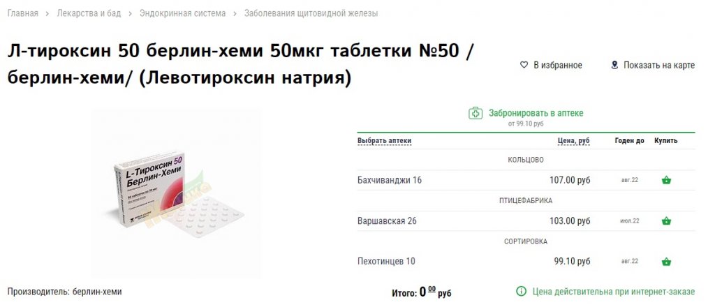 Эутирокс 88 Мкг Купить В Москве Сбераптека