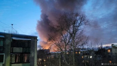 Роспотребнадзор не нашел на месте большого пожара в Челябинске ничего значительного