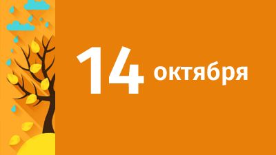 14 октября в Свердловской области ожидаются следующие события