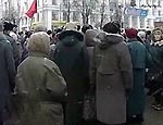 Новосибирские пенсионеры протестуют против отмены льгот