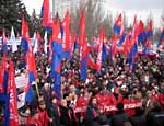 В Одессе идет митинг – от депутатов облсовета требуют осудить Грузию