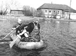 Нижегородская деревня оказалась отрезанной от «большой земли»