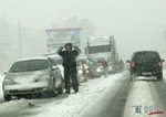 В Дагестане несколько автомобилей оказались в ледовом плену