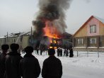 Пожар на военных складах в Ульяновске потушен