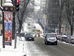 В Одессе из-за метели затруднено движение транспорта (ФОТО)