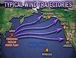 Радиация из Японии уходит в сторону США (КАРТА НАПРАВЛЕНИЯ ВЕТРОВ, СКОРОСТЬ)