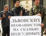 Казаки пикетировали парламент Крыма, требуя реакции на события во Львове 9 мая (ФОТО)