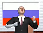 Путин-горилла и его железный кулак (ВИДЕО)