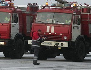 В промзоне на востоке Москвы произошел пожар