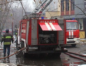 В закрытом институте произошел пожар