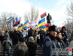 Одесская милиция не увидела нарушений в событиях у памятника Шевченко (ВИДЕО)