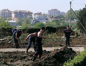 В Херсонесе аврально наводят марафет перед визитом Януковича (ФОТО)