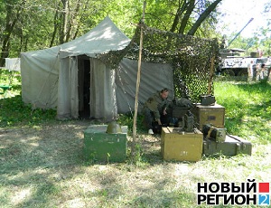 В Запорожье ко дню Победы построили настоящую воинскую часть (ФОТО)