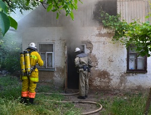 В Запорожской области на пожаре погибли два человека