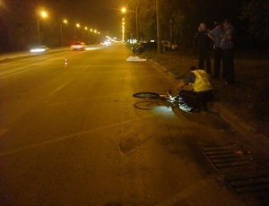 В Запорожье нашли водителя, который сбил насмерть велосипедиста и сбежал с места аварии