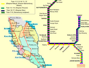 Малайзия потратит более 50 млрд. долларов на железные дороги
