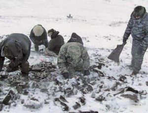 В Якутии родственники погибших при крушении Ми-8 собрали останки пассажиров