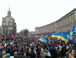 СМИ: В МВД насчитали 1,6 млн. митингующих в центре Киева