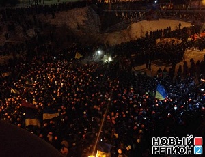 Виталий Кличко и самооборона Майдана оттеснили «Беркут» на Институтской (ФОТО, ВИДЕО)