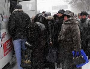 В Днепропетровске бюджетники продержались на провластном антимайдане лишь 40 минут