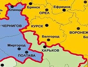 Карта белгородской области курской области брянской области