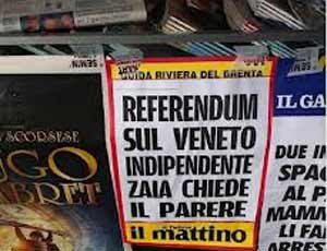 С 16 по 21 марта в регионе Венето состоится референдум об отделении и выходе из состава Италии (ФОТО)