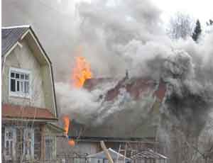 При пожаре в частном доме в Белгородской области погибли трое детей