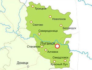 Луганск карта луганска