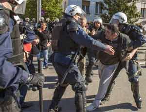 В Кремле отвергли обвинения Черногории в организации протестов в стране